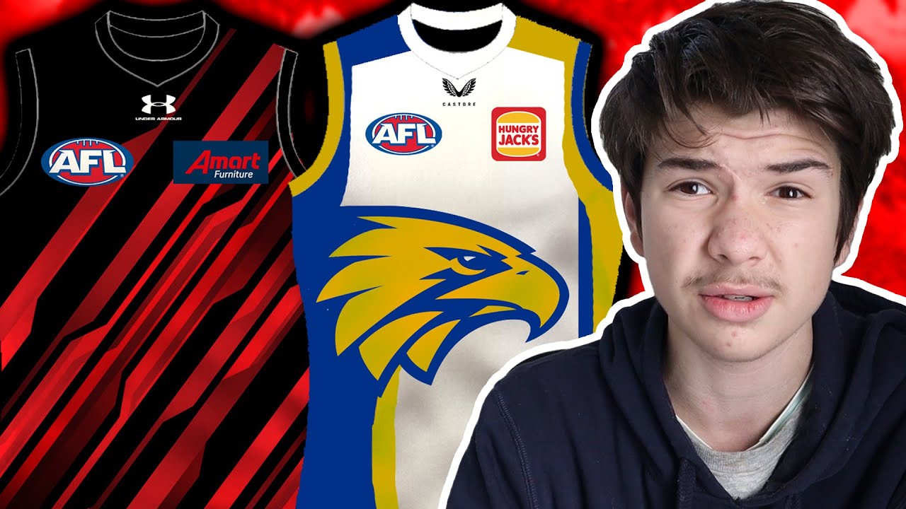 REDESIGNING NEW AFL GUERNSEYS