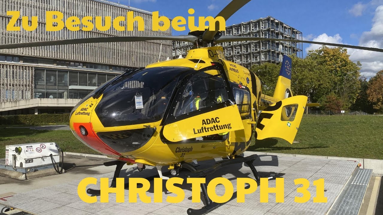 Die Station des CHRISTOPH 31 in Berlin | ADAC RETTUNGSHUBSCHRAUBER H135