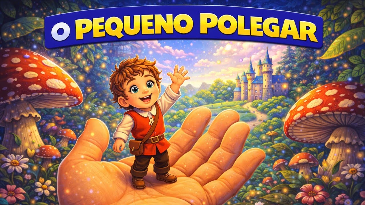 📖 O Pequeno Polegar 🌟 Uma História de Coragem e Esperteza