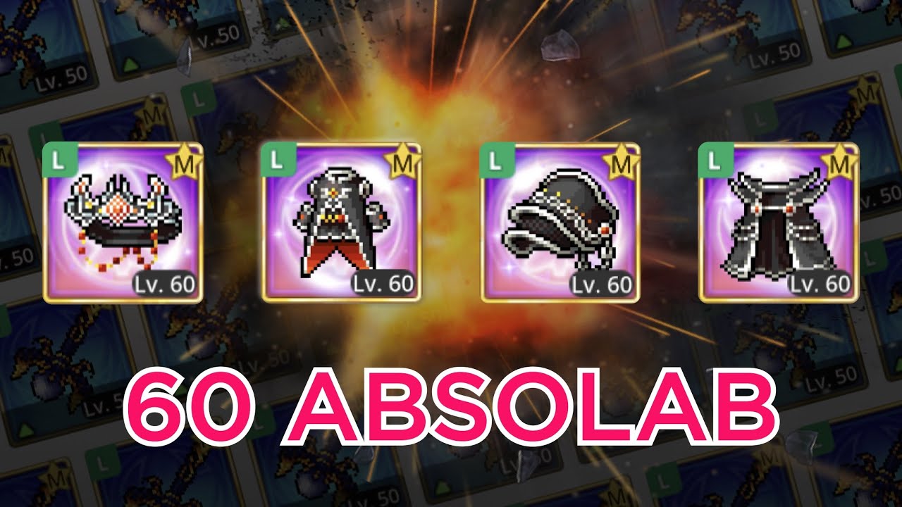 [MapleStory M] First ✨LV 60✨ Absolab 4-set in NA Scania 🧊