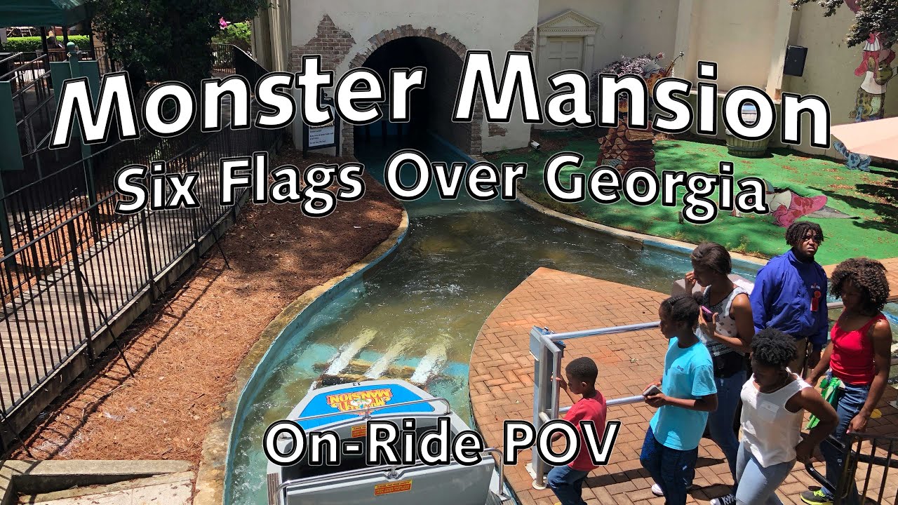 Monster Mansion at Six Flags over Georgia On-Ride POV