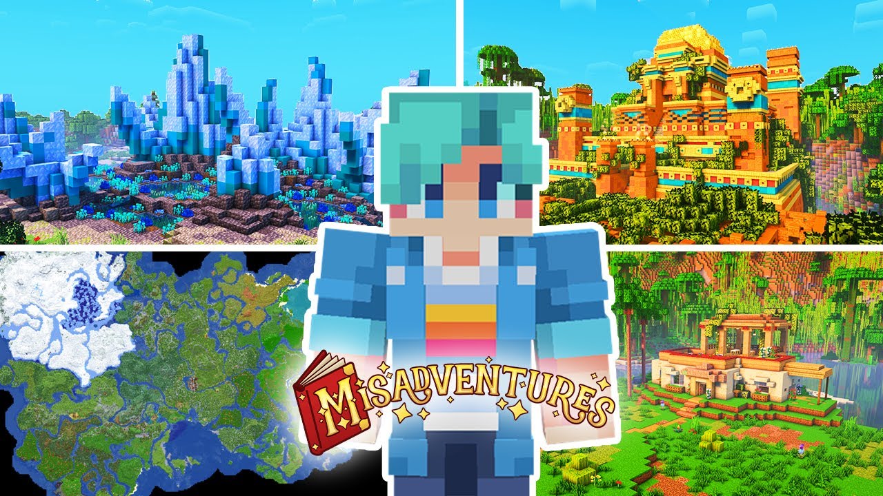 Around the WORLD in 1 Episode! - Minecraft Misadventures SMP - Ep 7