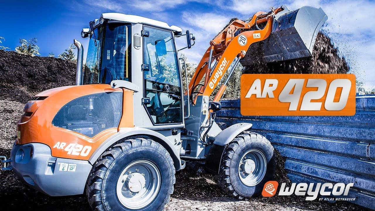 Radlader | wheel loader weycor AR420 im Einsatz - Imagefilm by ATLAS Weyhausen GmbH