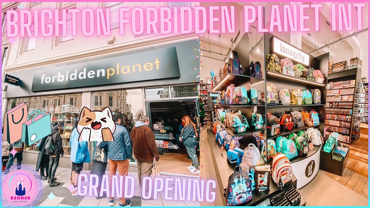 Grand Opening Forbidden Planet Int Brighton New Store Loungefly Display Funko POP Anime Shop Tour