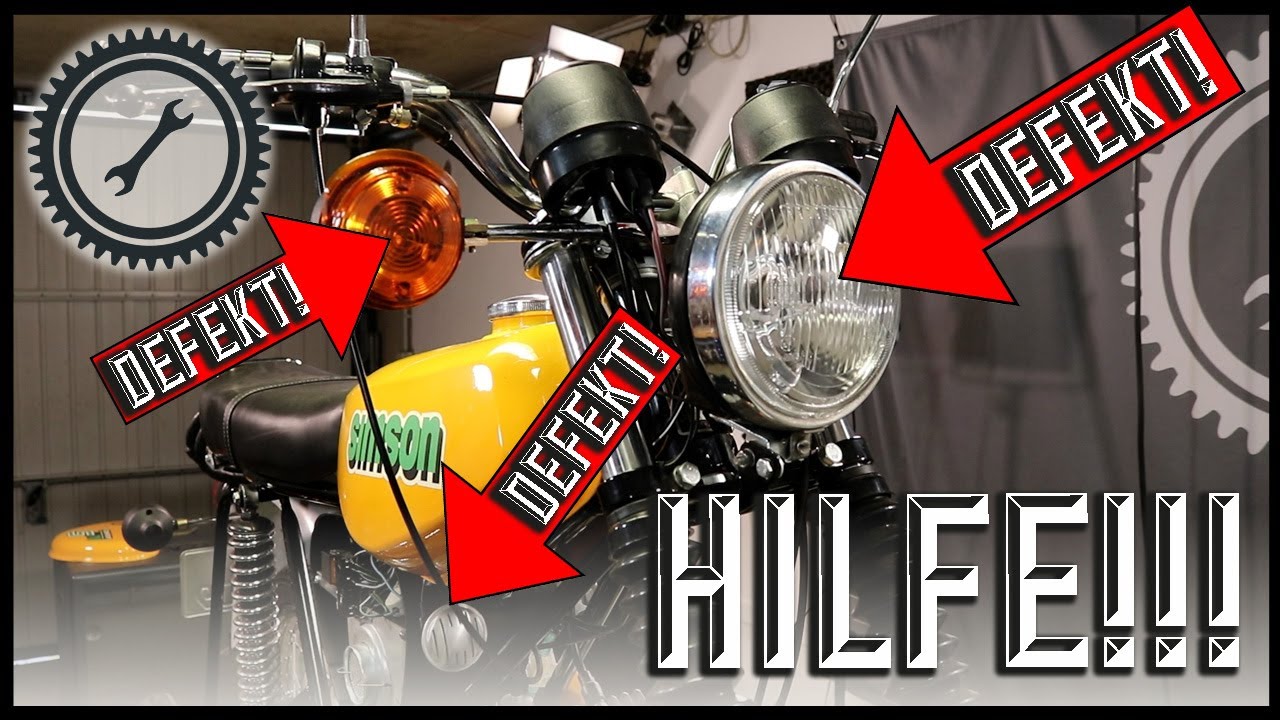 Simson Elektrik - Blinker, Hupe, Brems-, Rück-, Frontlicht funktioniert nicht - Was soll ich machen?