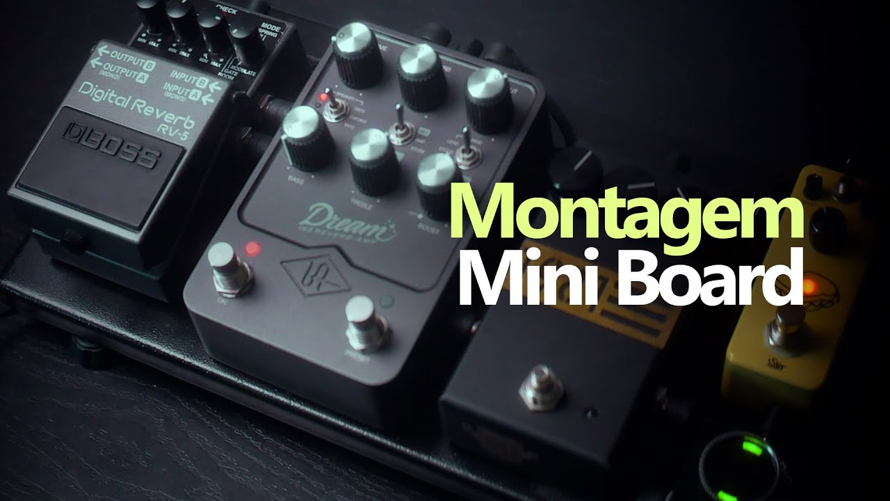 MONTANDO UM MINI PEDALBOARD COM UAD DREAM, RV-05 E 1981!