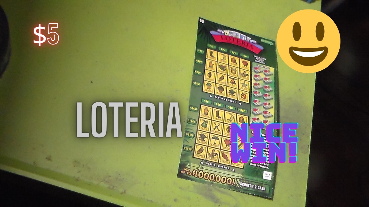 MASS LOTTERY: Loteria $5 Scratch Off (Nice Win)