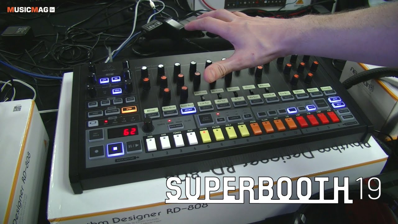 Behringer RD8 - драм машина (Superbooth19)