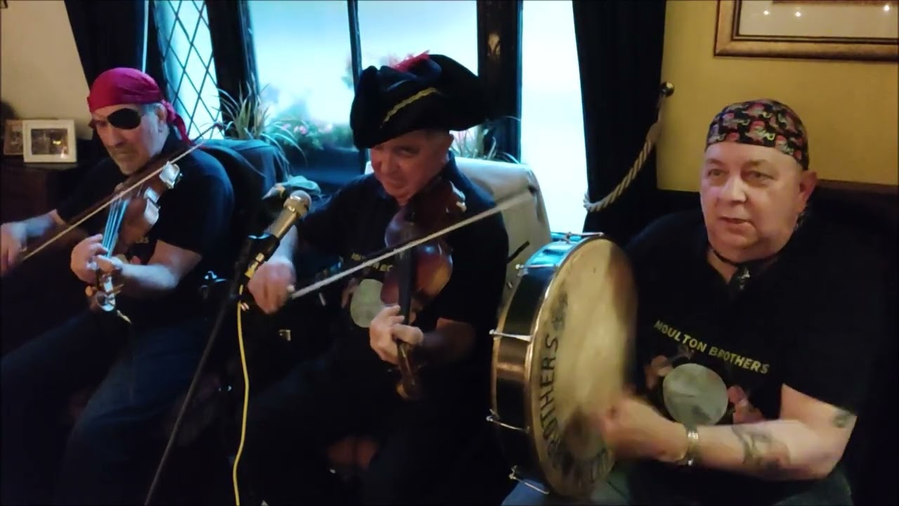 The Moulton Brothers play at The Golden Lion Inn, Brixham Devon UK 3rd May 2025 Pirate weekend