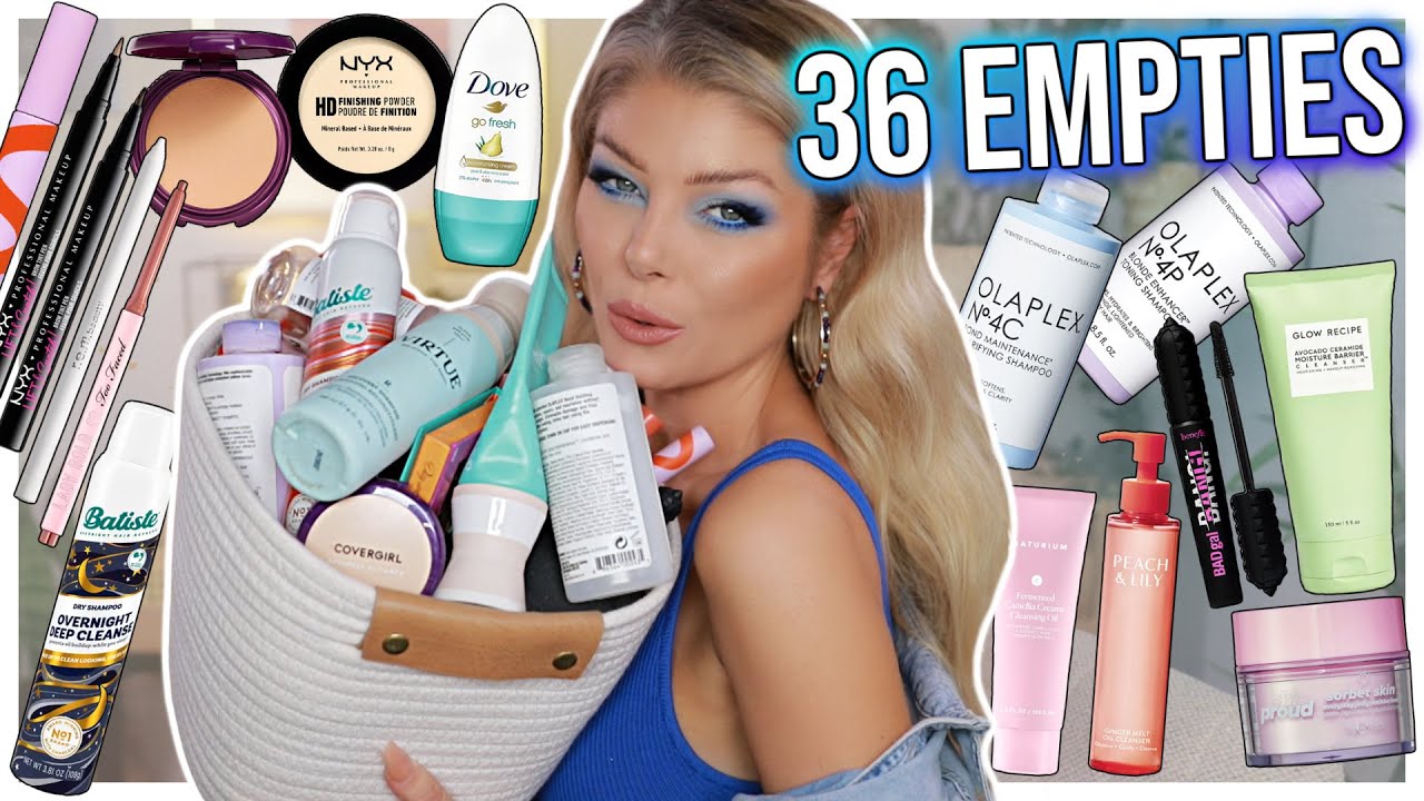 Empties (plus crap I'm not using up) | 36 EMPTIES