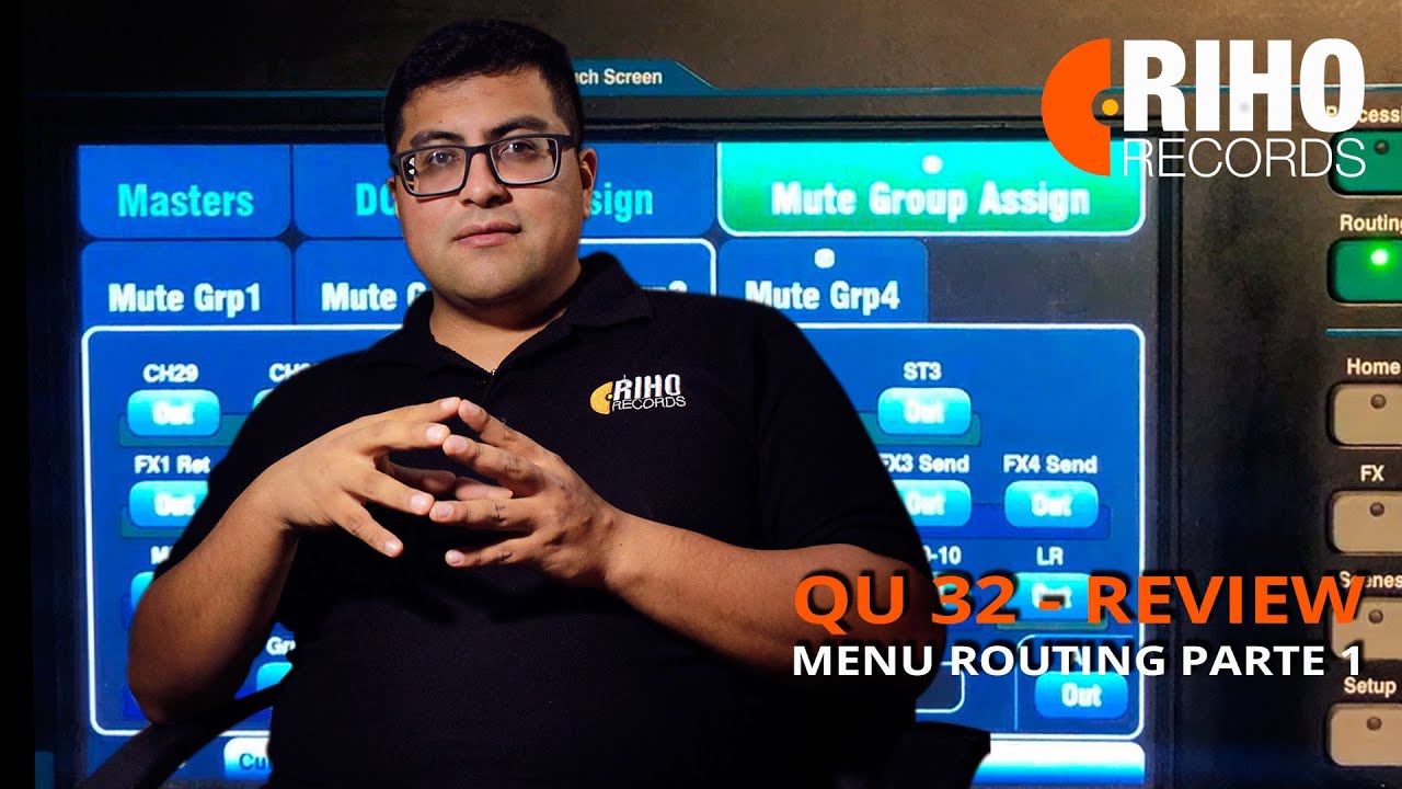 QU32 Allen & Heath - Menu Routing
