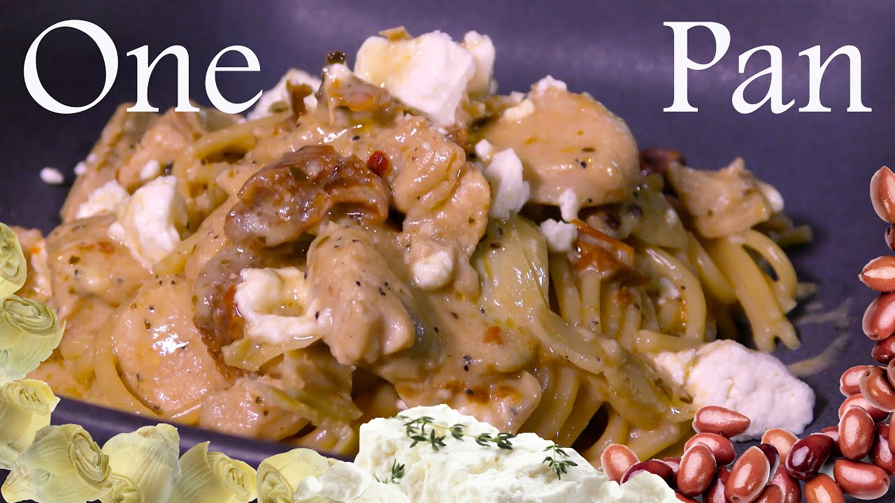 The BEST 1 Pan Pasta and Chicken | Mediterranean Style