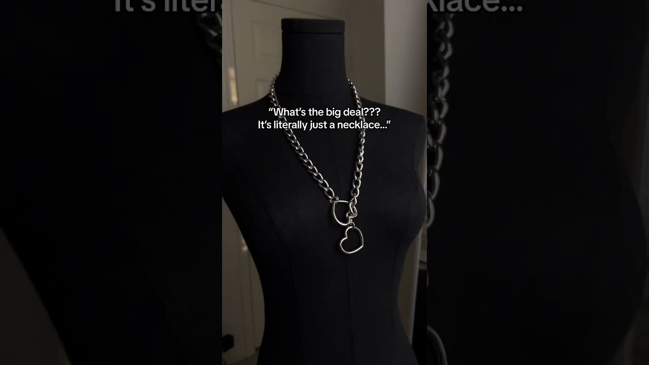 Comment if you get it😉 #necklace #jewelry #smallbusiness #alternative #altfashion