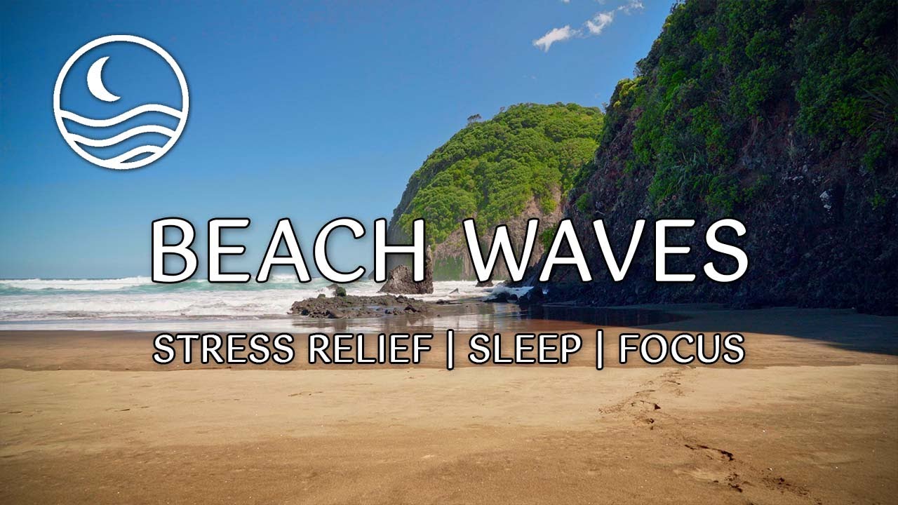 Calming Beach Waves 8 Hours | Sleep Aid, Stress Relief & Background Ambience | The Tranquil Channel