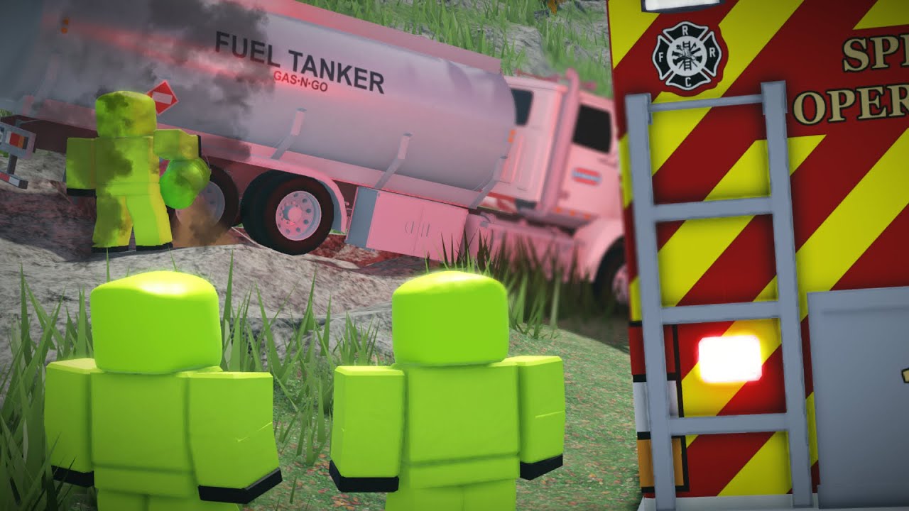 Tanker FALLS off Hill - Leads to Hazmat Response!