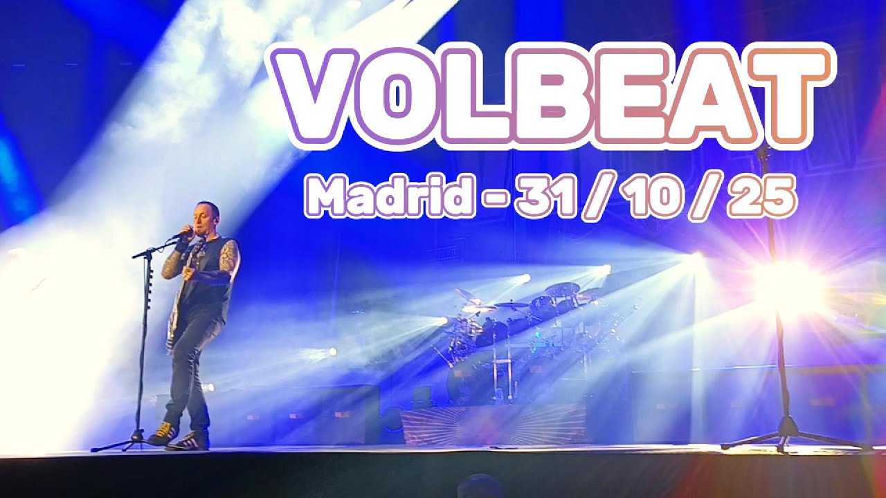 Volbeat + Bush + Witch Fever | Palacio Vistalegre | 31 / 10 / 2025 | Visita a Madrid HiFi