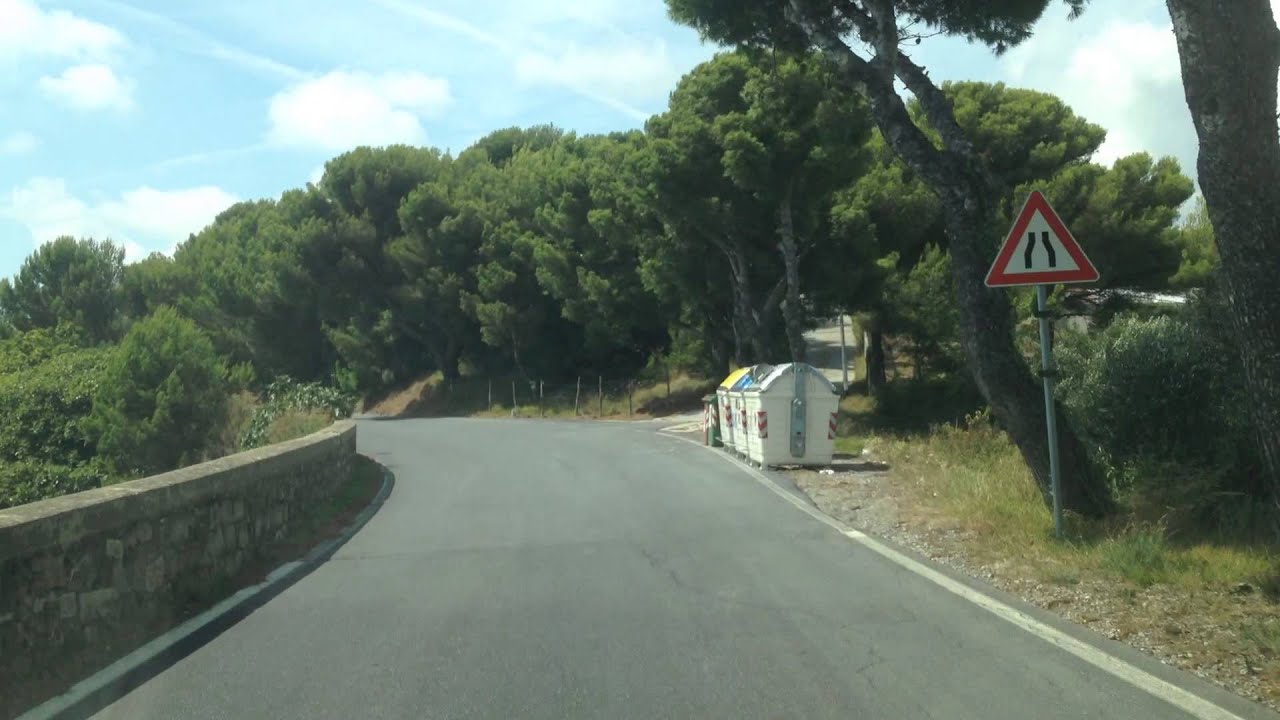 Salita della Cipressa da San Lorenzo al Mare fino a Lingueglietta