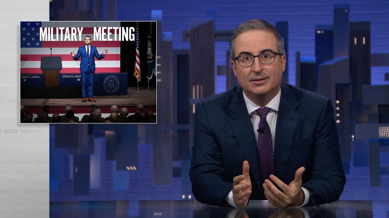 S12 E25: US Military, ICE & Presidential Libraries: 10/5/25: Last Week Tonight with John Oliver