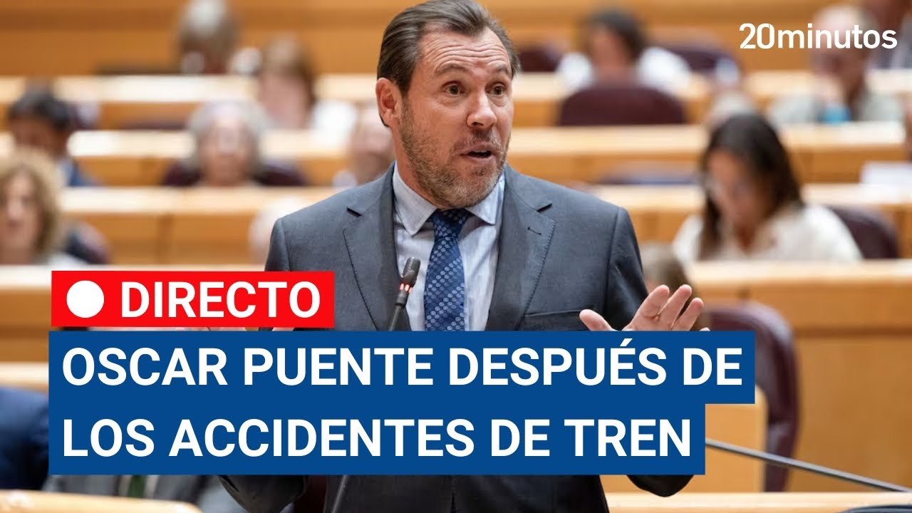 DIRECTO | OSCAR PUENTE después de los accidentes en ADAMUZ Y RODALIES
