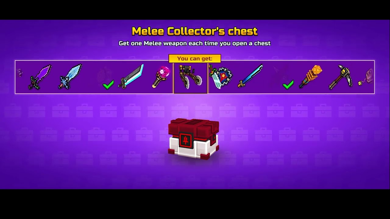 Opening the pixel pass melee chest it’s not that good