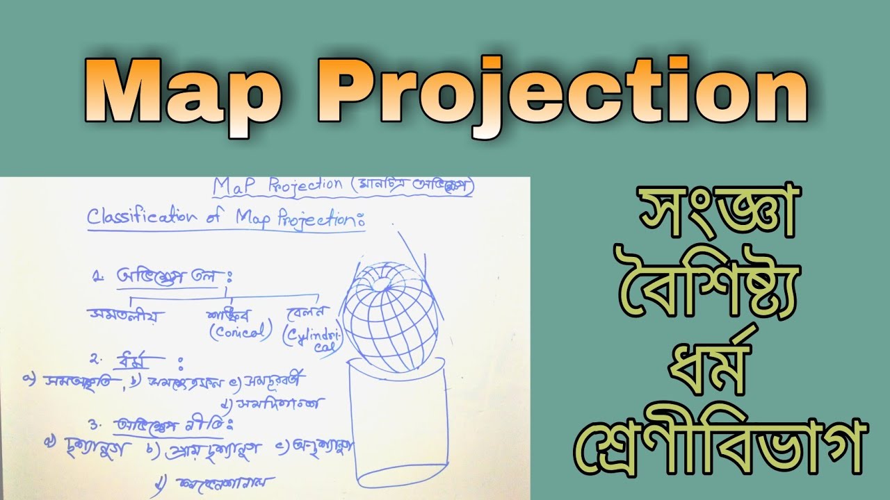 Basic Concept of Map Projection ||  What is Map Projection ??