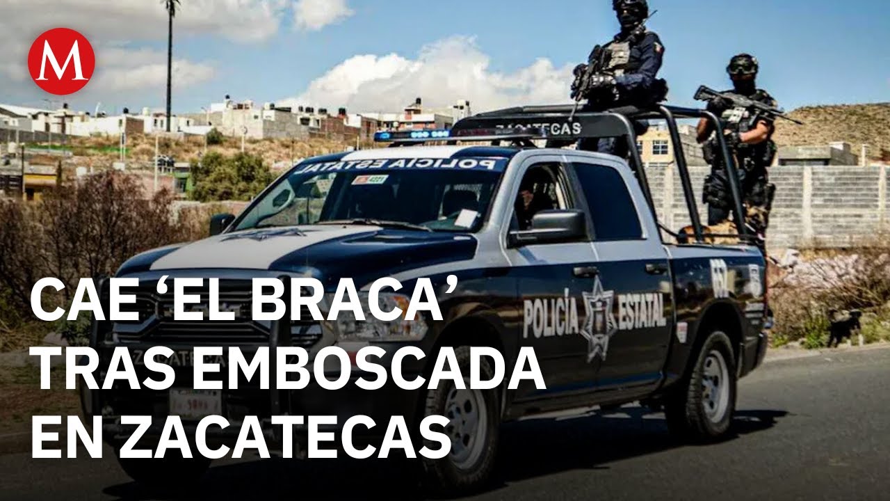 Detienen a “El Braca”, presunto líder criminal en Zacatecas