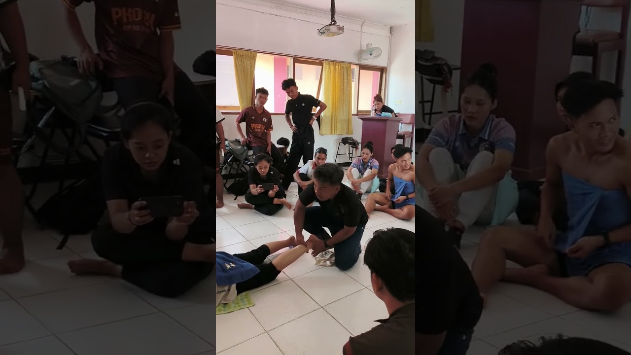 Penanganan massasege pada engkel