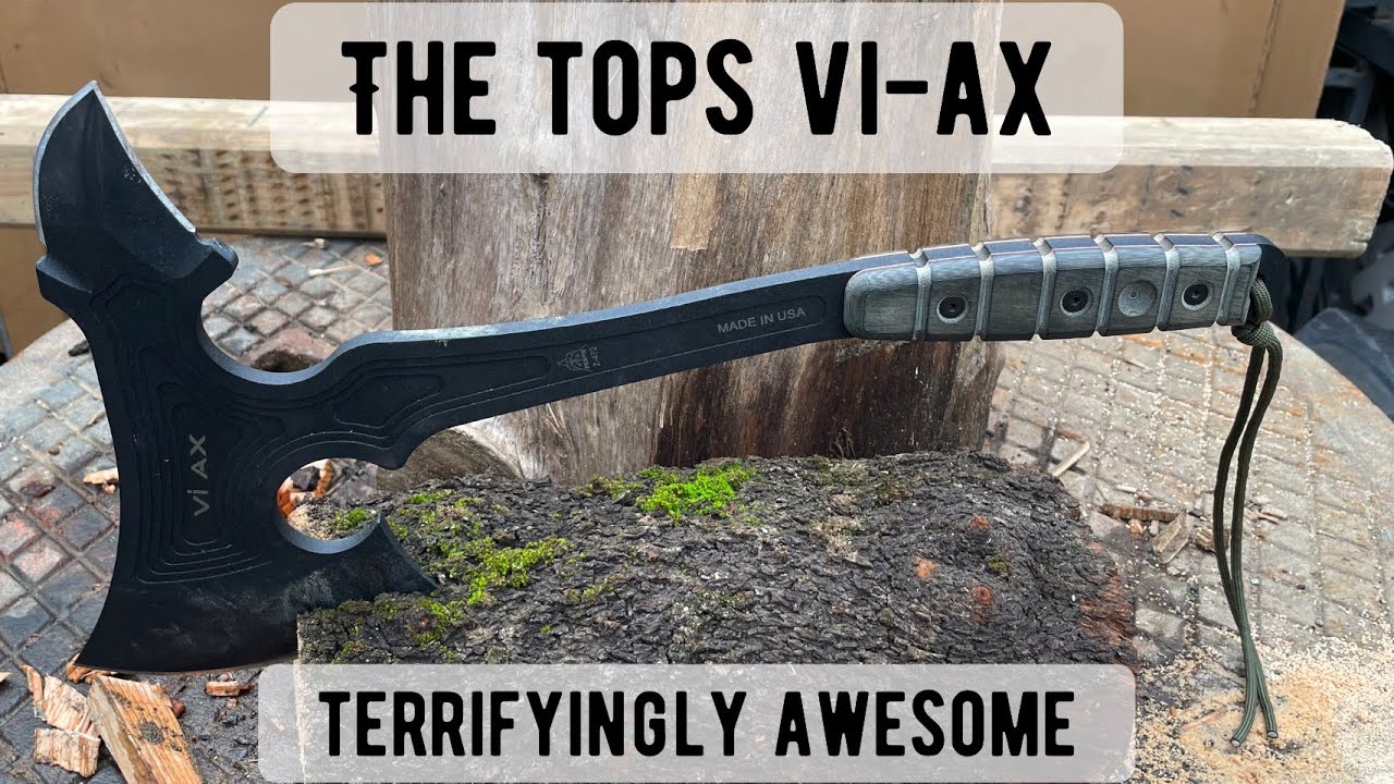 The TOPS Knives Vi-AX. It’s  a terrifying and awesome tool