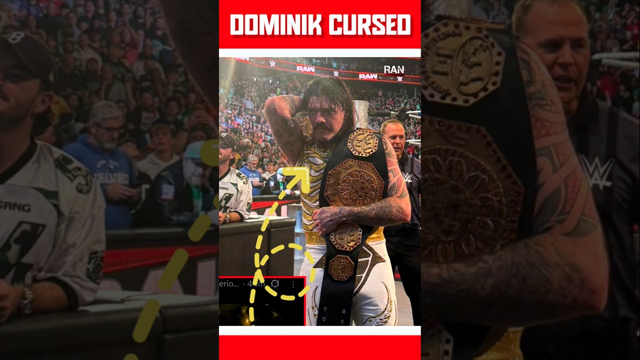Danhausen Cursed Dominik Mysterio? 😱 #wwe #shorts