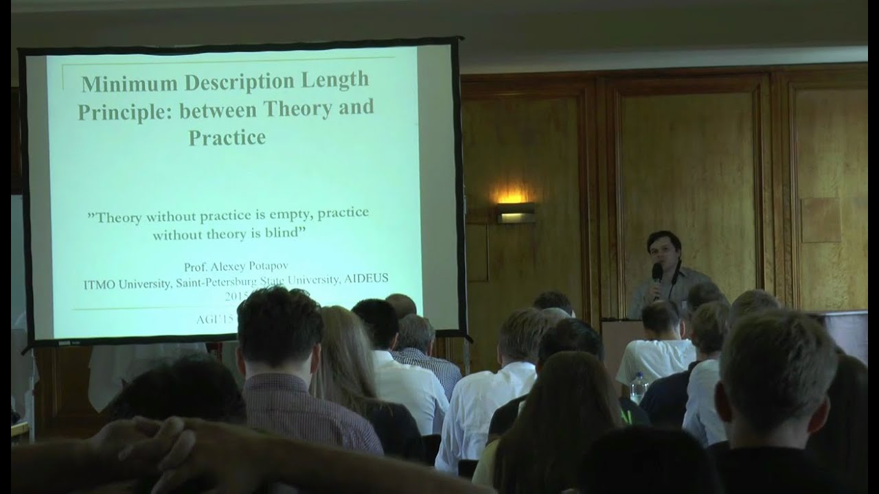 AGI-15 Tutorial by Alexey Potapov - Minimum Description Length and AGI