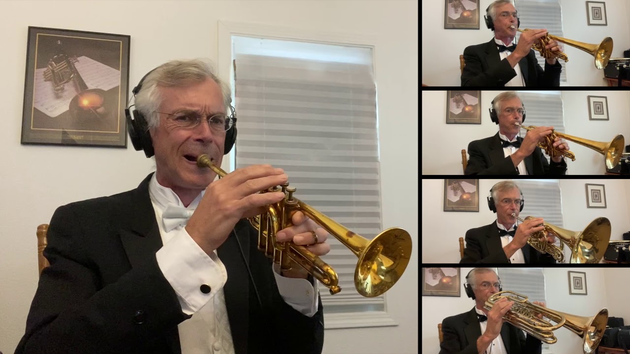 Andy Classen Trumpet Ensemble - Tartini Trumpet Concerto in D - Movement 1