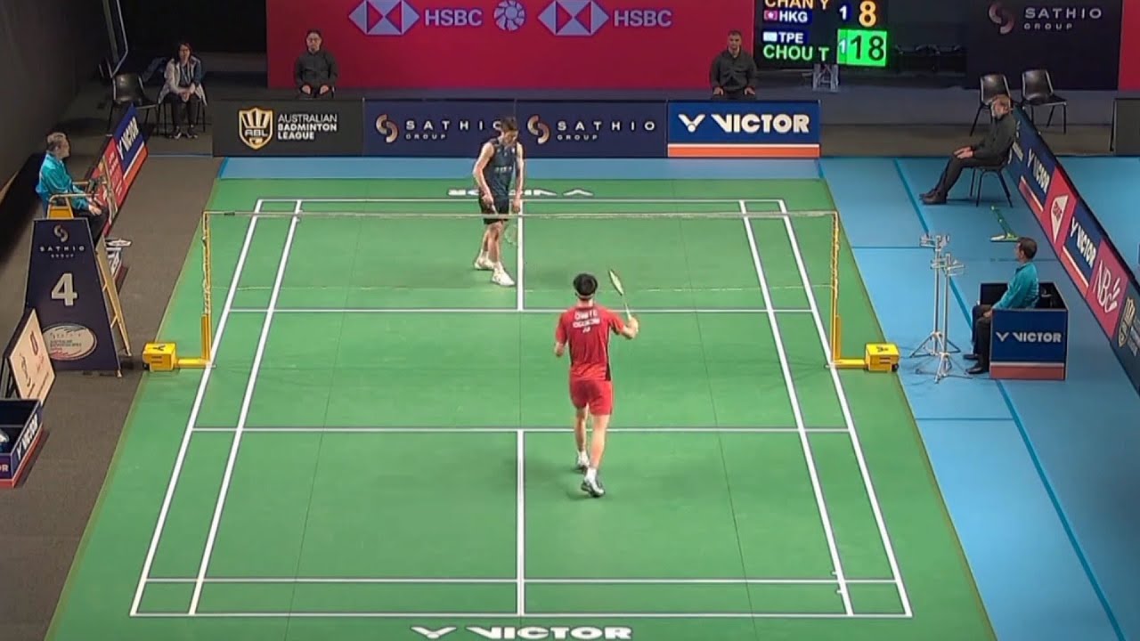 Chou Tien Chen(TPE) vs Chan Yin Chak(HKG) | Cầu l&ocirc;ng Australian open 2023 | V&ograve;ng 32.