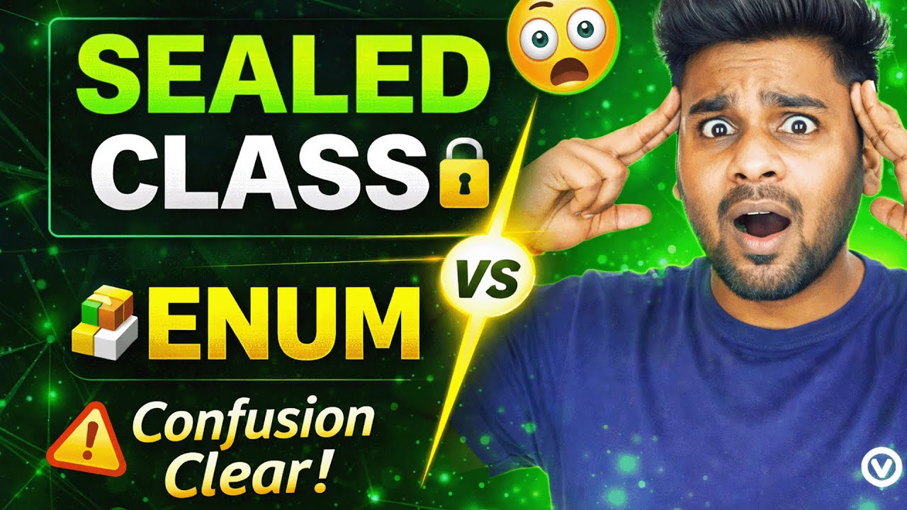 Sealed Classes vs Enums in Kotlin | Hindi