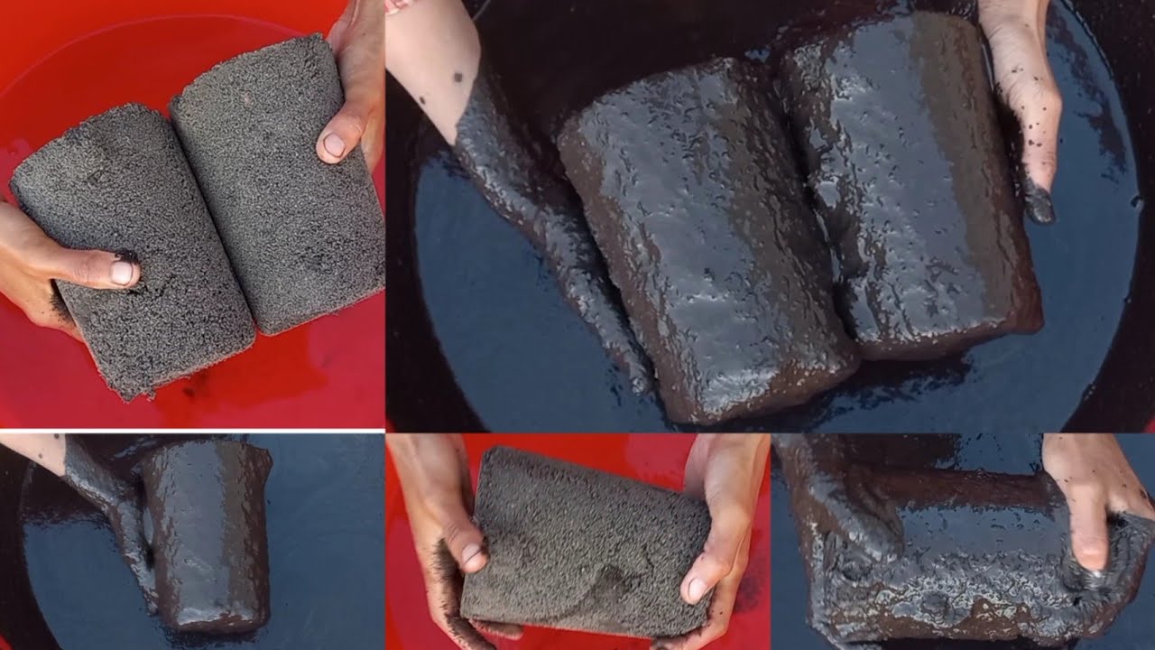 Pure Charcoal● || Jugs || Crumbling and dipping || Black ⚫️ Beauty|| Relaxing and satisfying