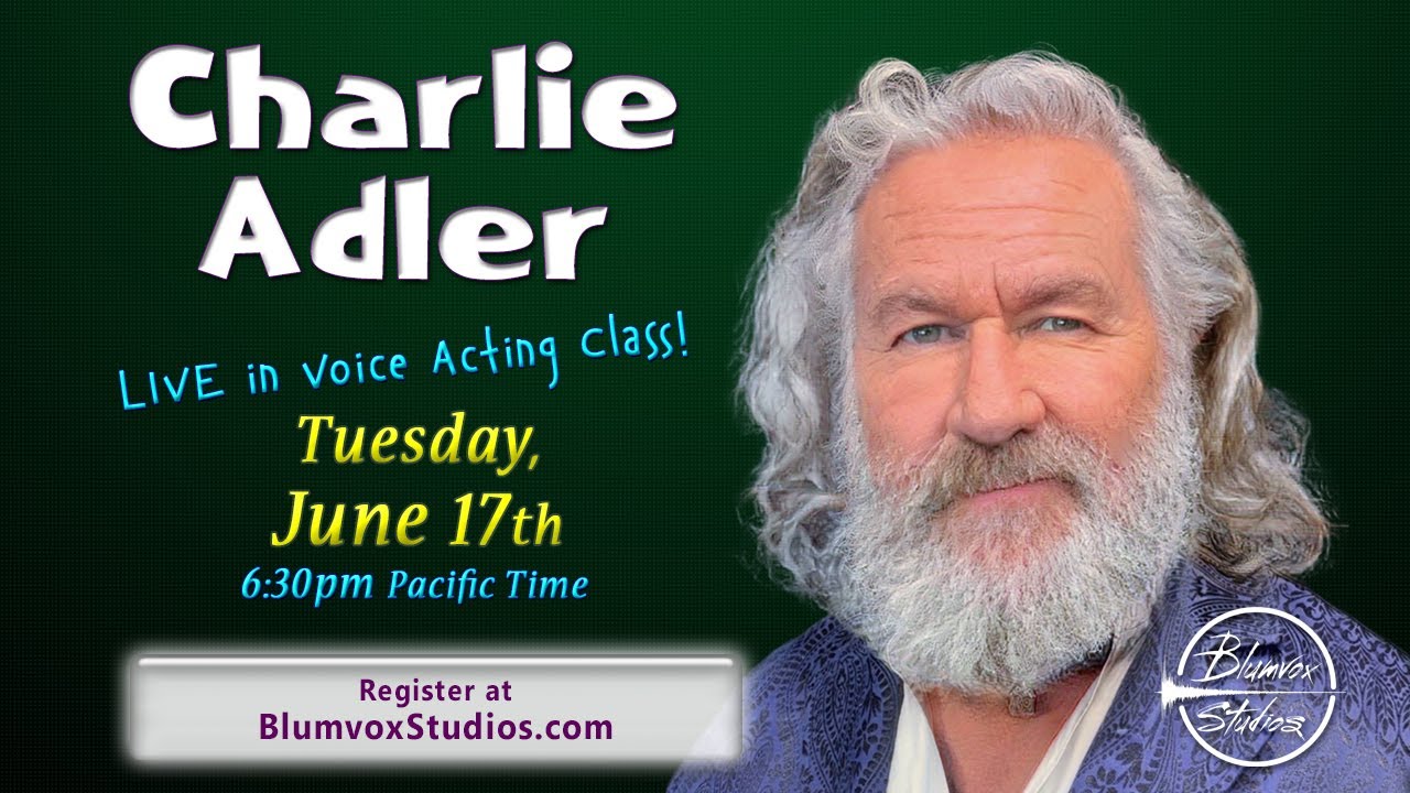 Charlie Adler at Blumvox Studios! - Tuesday June 17th, 2025