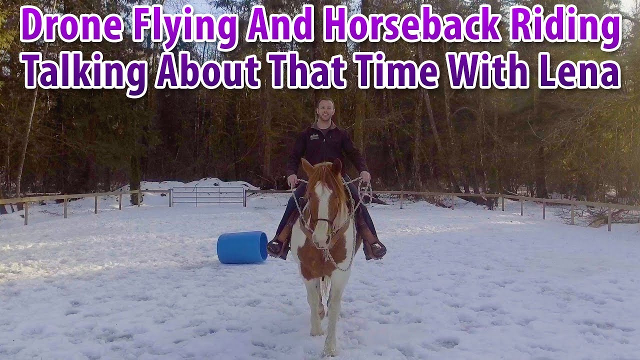 Horseback Riding With Lena Our Oldenburg Draft Horse With A Drone Flying