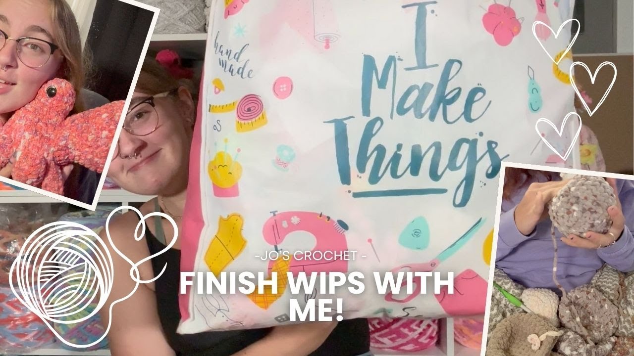 Finish WIPS With Me | Complete Fail? | Crochet Small Business Vlog 🧶