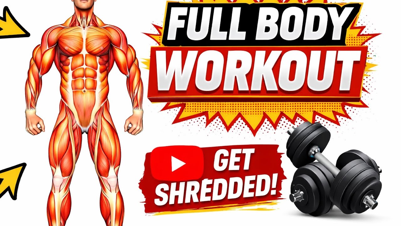 FULL BODY WORKOUT 🔥“30 minute”Build Muscle & Burn Fat Fast (No Gym Needed!)Get Shredded,Home Workout