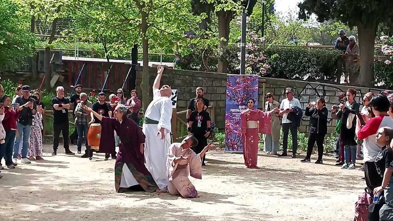 VIII Fiesta Hanami 2025. Danza Butoh. Asociación Aragón-Japón.