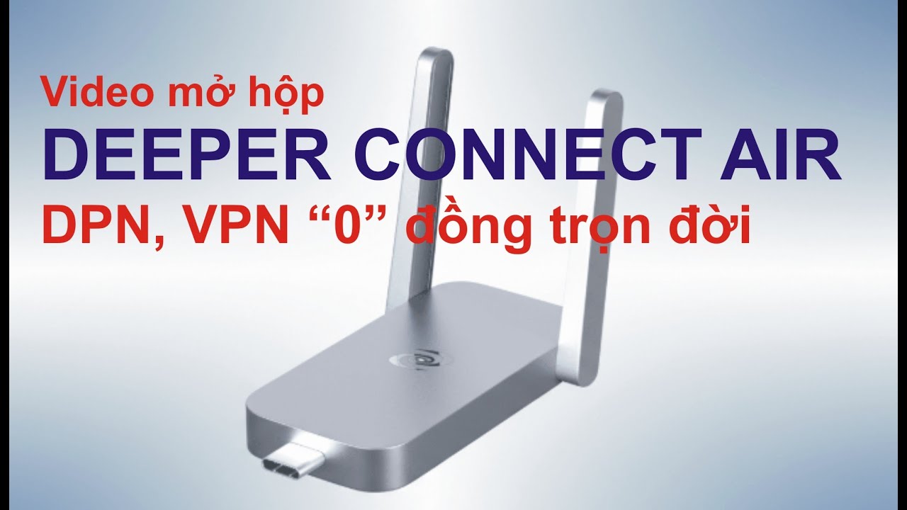 Mở hộp bộ Router Wifi Deeper Connect Air DPN VPN free, Block All Ads, Block Trackers,...