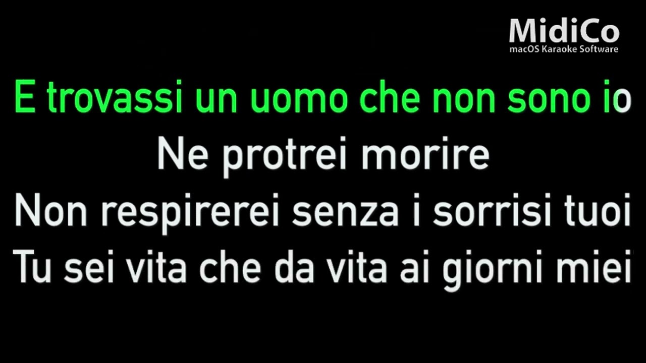 TI AMO DA IMPAZZIRE TONY COLOMBO KARAOKE VIDEO