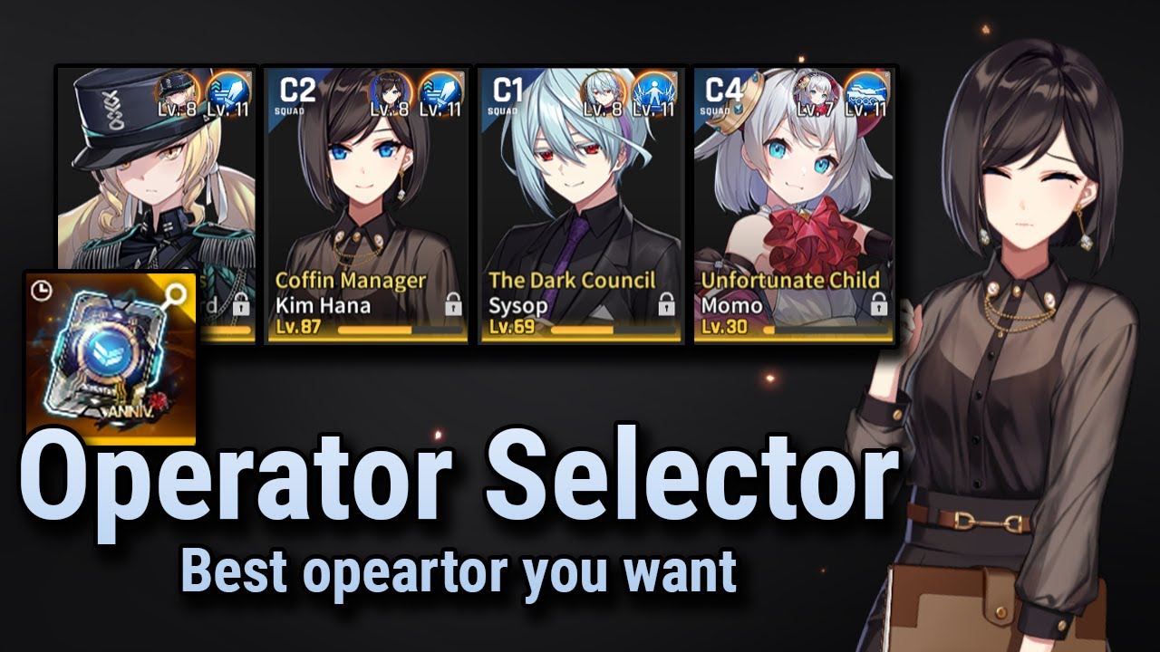 [CounterSide] Which Operator to choose from selector | Global Server Guide