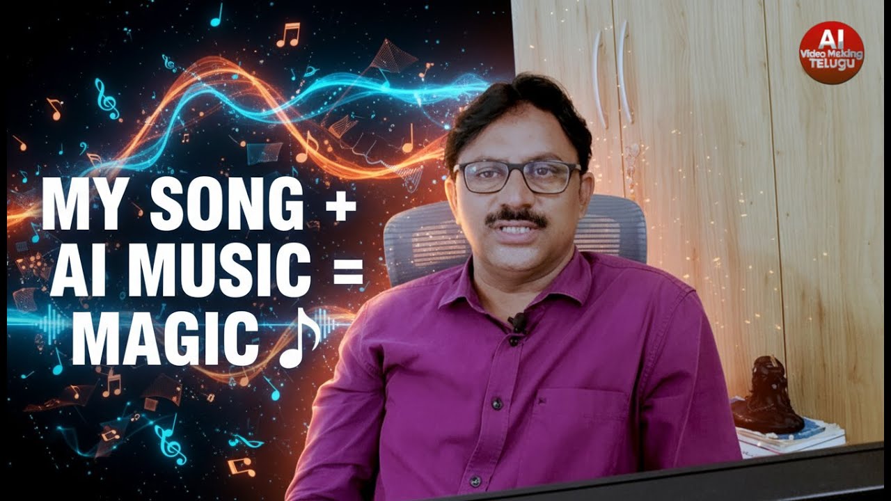 My Song + AI Music = Magic  | Telugu AI Song Making Behind the Scenes