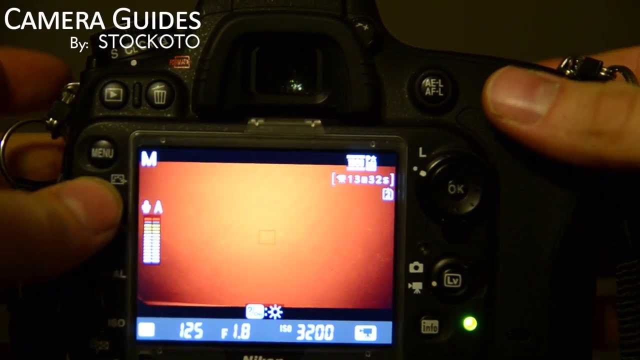 Как установить режим видеосъемки на Nikon D600