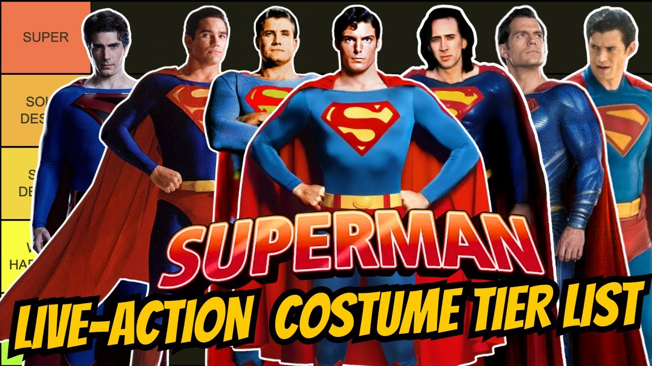 Superman Live-Action Costumes | Tier List Ranking