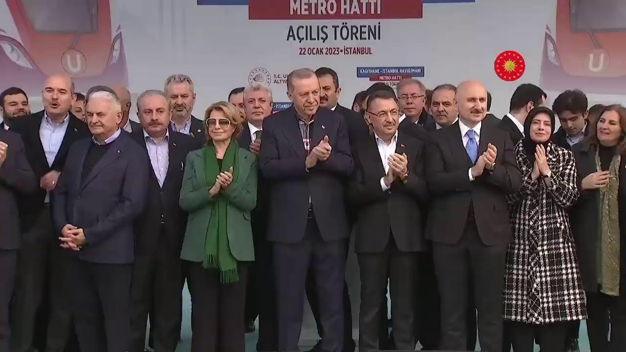 Cumhurbaşkanı Erdoğan, Kağıthane-İstanbul Havalimanı Metrosu Açılış Töreni’nde konuşuyor