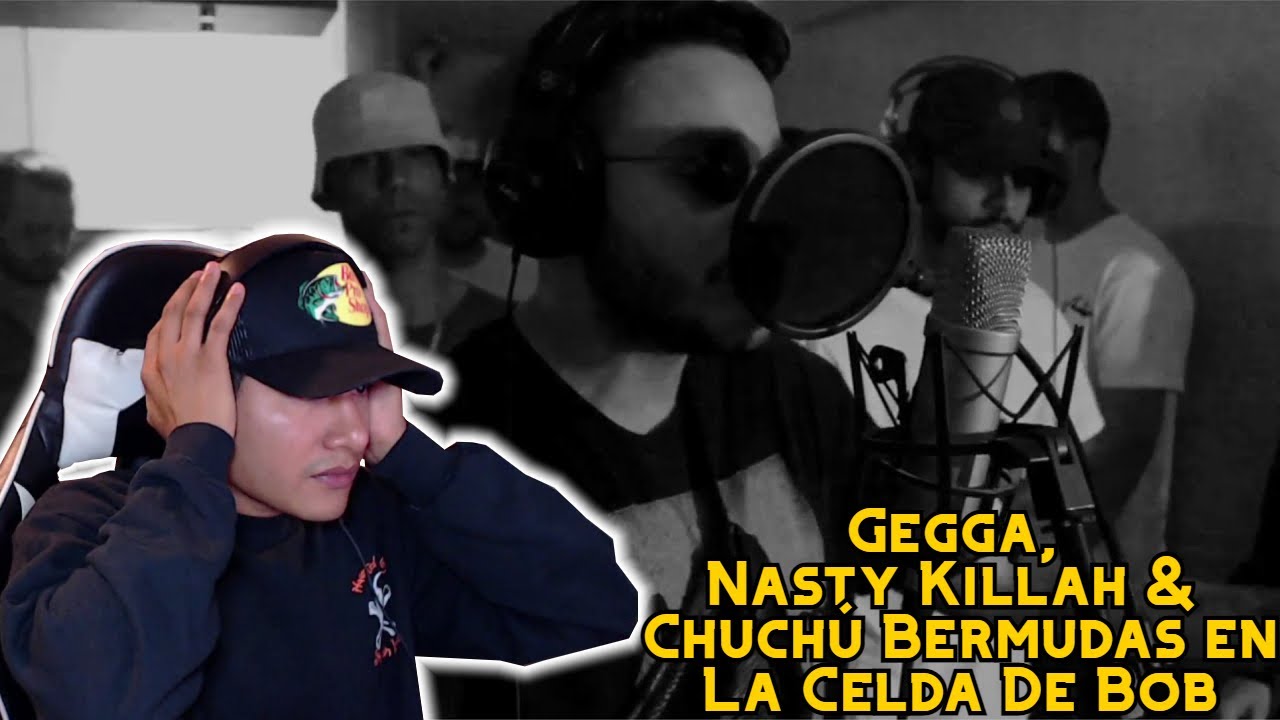 Gegga, Nasty Killah & Chuchú Bermudas en La Celda De Bob - Cypher 2 | REACCIÓN 🤕🔥🔥