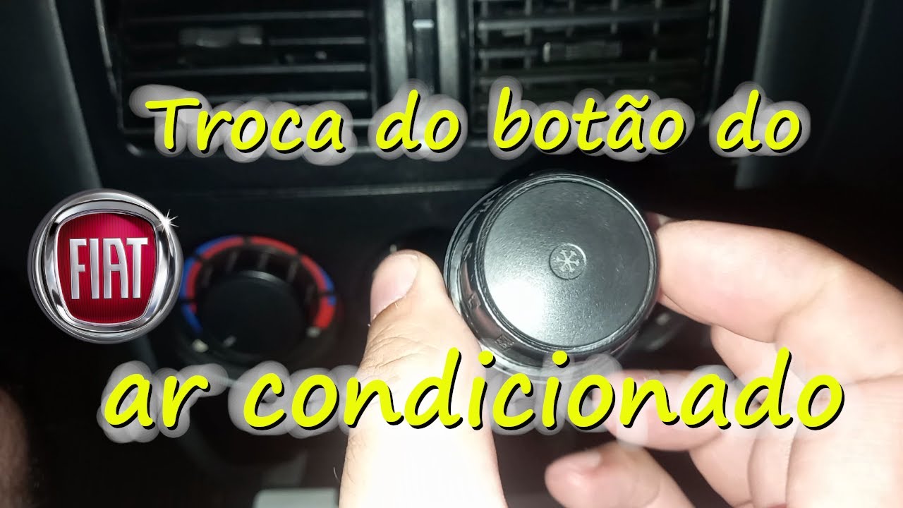 Bot&atilde;o do ar condicionado quebrado Siena Palio Strada - Reparo do comando de velocidade de ar