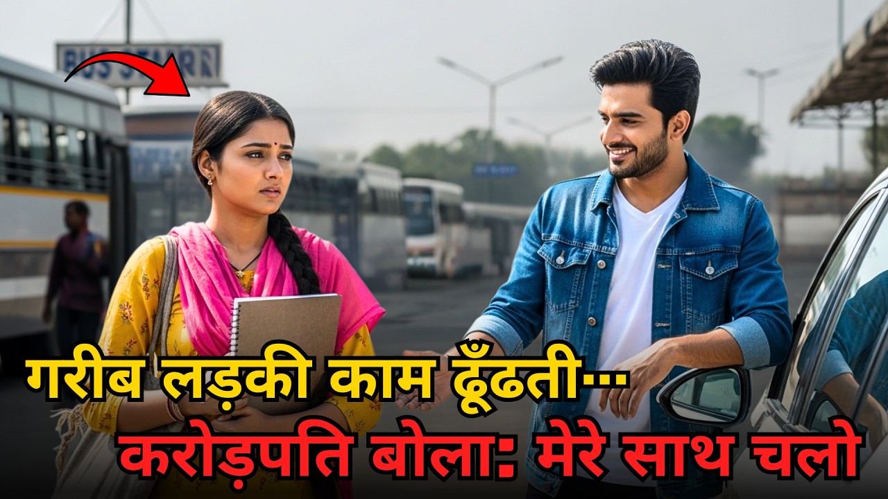 नौकरी ढूँढती गरीब लड़की से करोड़पति बोला 