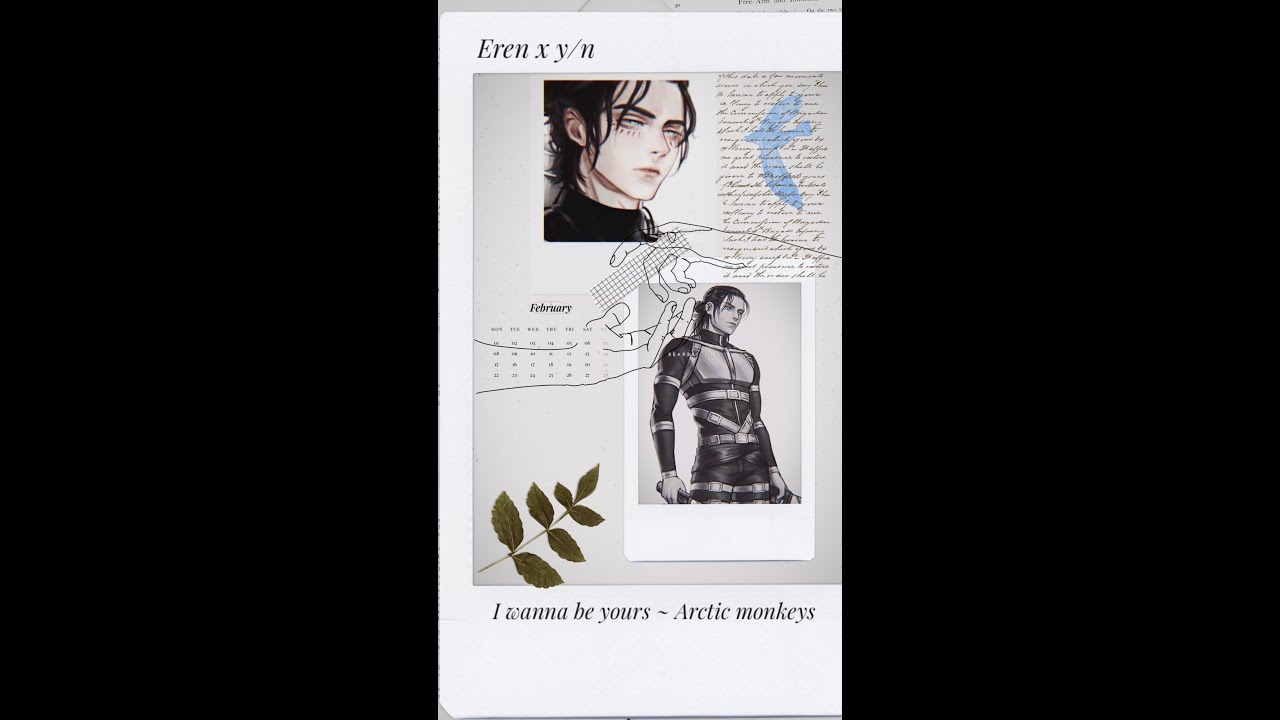Aot x y/n| Eren x y/n| lyrics prank |i wanna be yours ~Arctic monkeys
